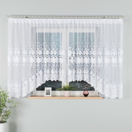 Firanka żakardowa KASJANA biała 500x160