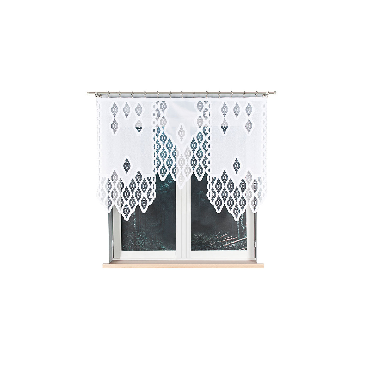 OTTO  Panel żakardowy gotowy, szerokość 160 x wysokość 120cm, kolor 001 biały 019332