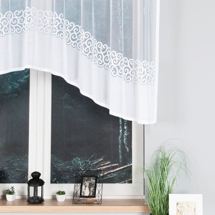 Firanka gotowa żakardowa DANIELA 300x110 biała