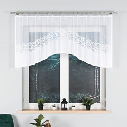 Firanka gotowa żakardowa DANIELA 250x90 biała