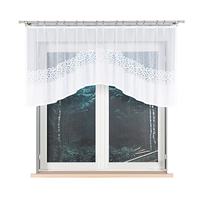 Firanka gotowa żakardowa DANIELA 250x90 biała