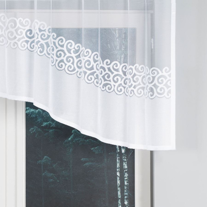 Firanka gotowa żakardowa DANIELA 250x90 biała