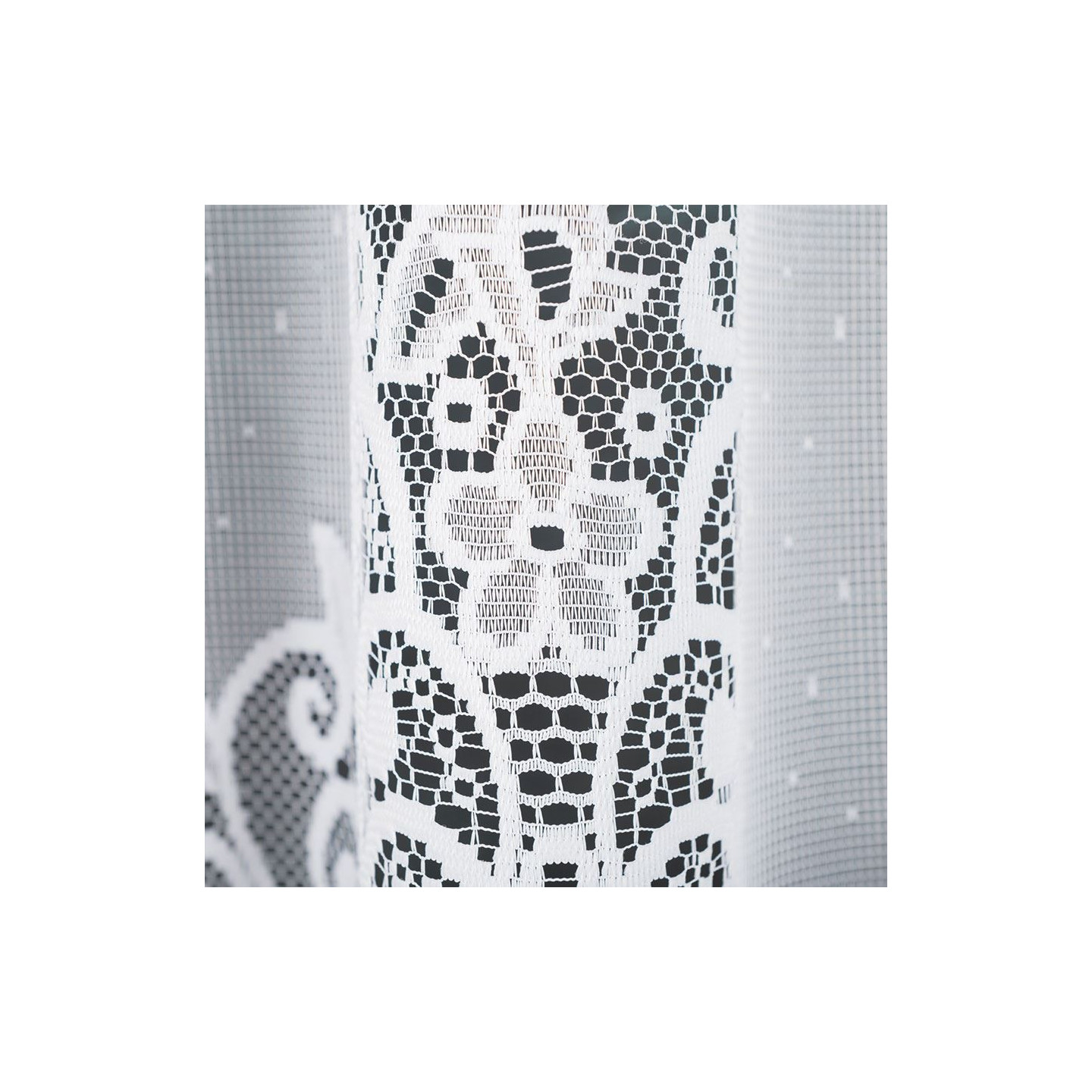 Firanka żakardowa BERENIKA biała 400x160 cm