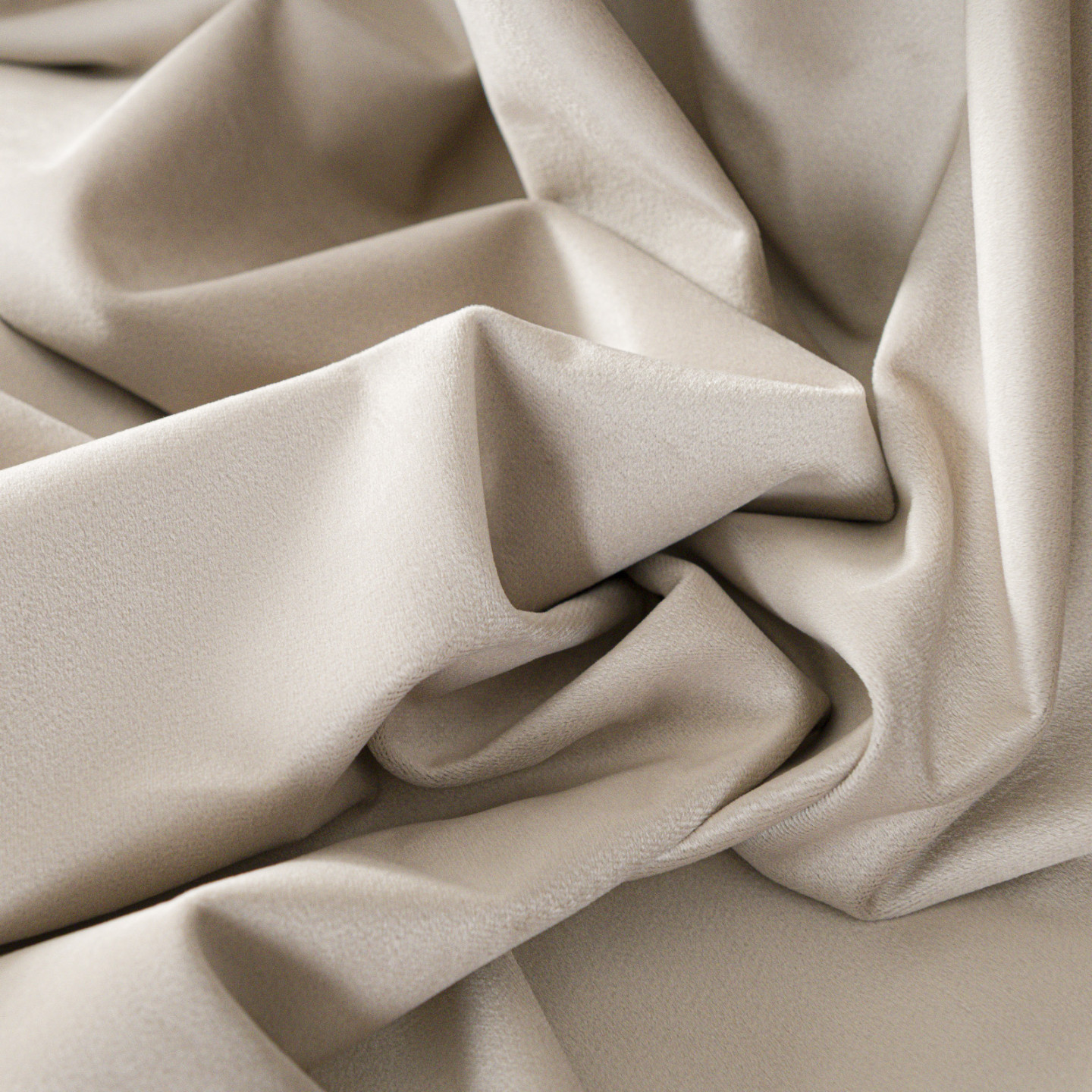 BLACKOUT VELVET Zasłona gotowa na taśmie, szerokość 140cm x wysokość 240cm, kolor 015 ciemny kremowy BLAVEL/ZGT/015/140240/1