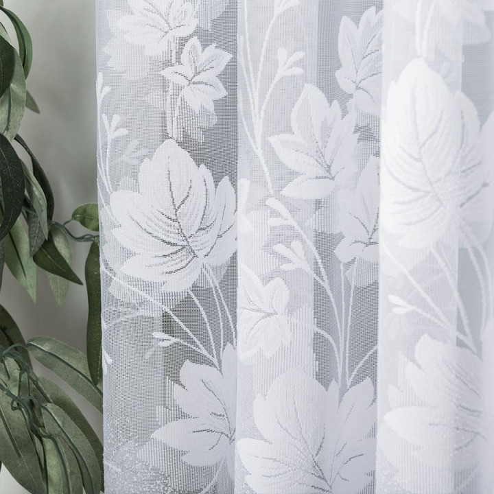 Firanka żakardowa BOŻENA biała 500x160 cm