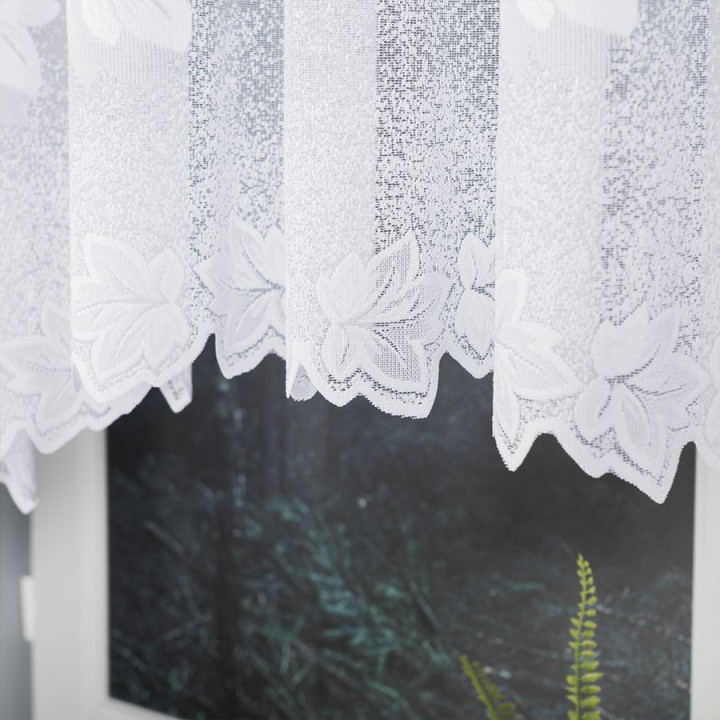 Firanka żakardowa BOŻENA biała 500x160 cm