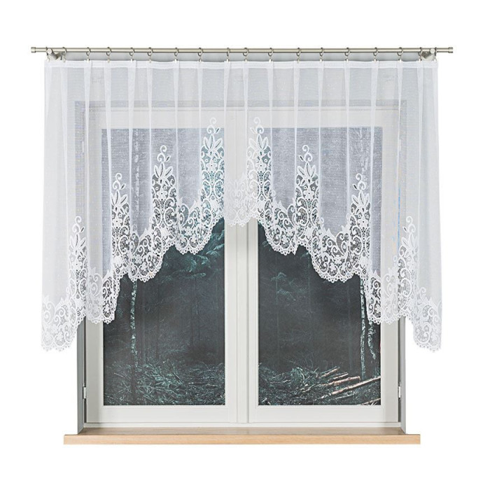 Firanka gotowa żakardowa BERENIKA 330x120 biała