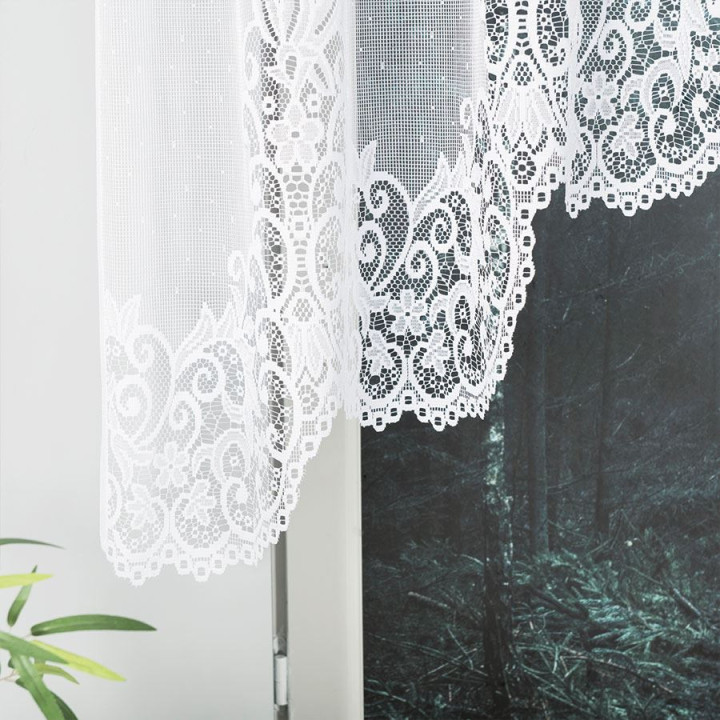 Firanka gotowa żakardowa BERENIKA 330x120 biała