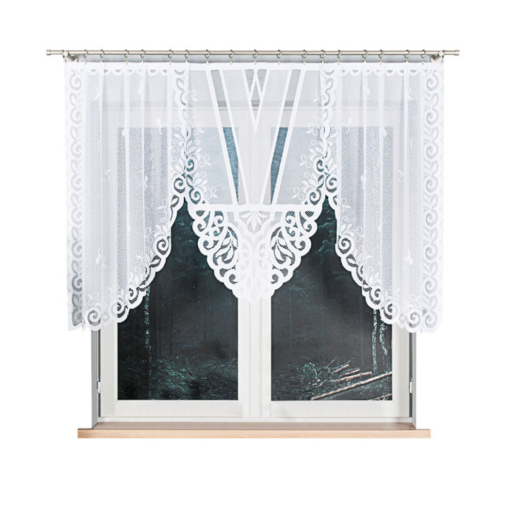 Firanka żakardowa ROZALIA biała 250x120