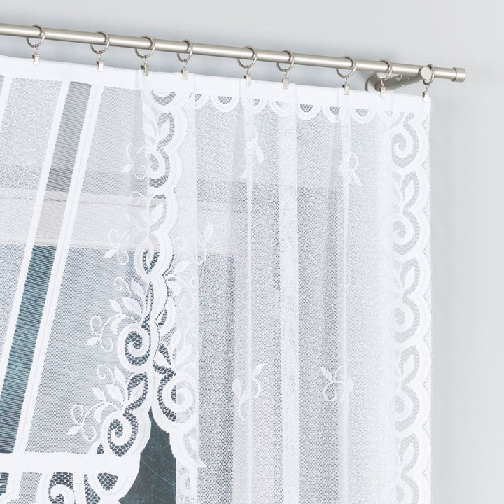 Firanka żakardowa ROZALIA biała 250x120