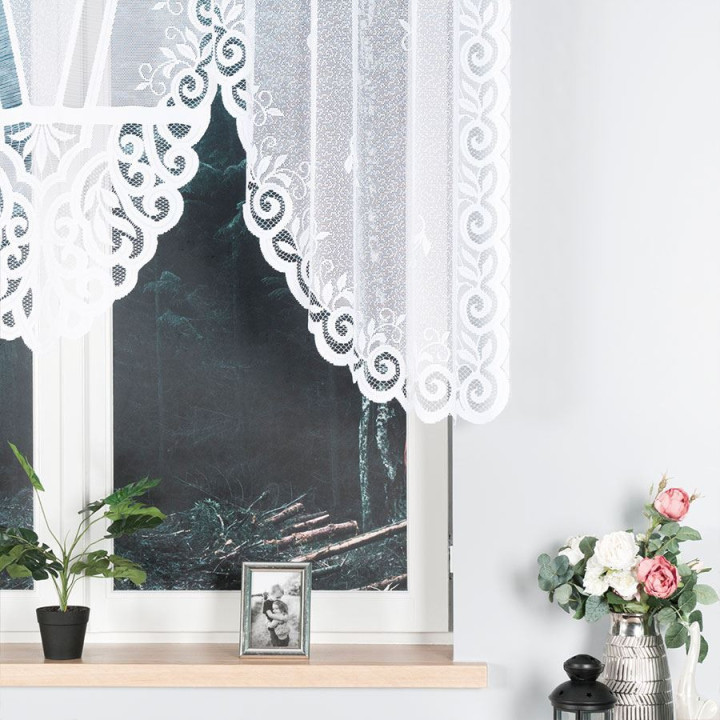 Firanka żakardowa ROZALIA biała 250x120