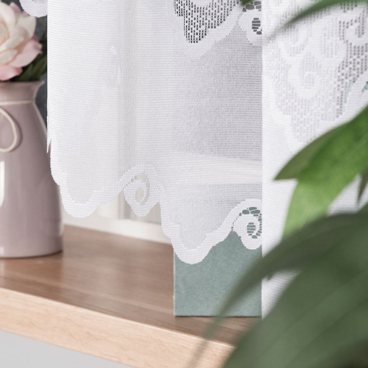 Firanka żakardowa MODESTA biała 300x160