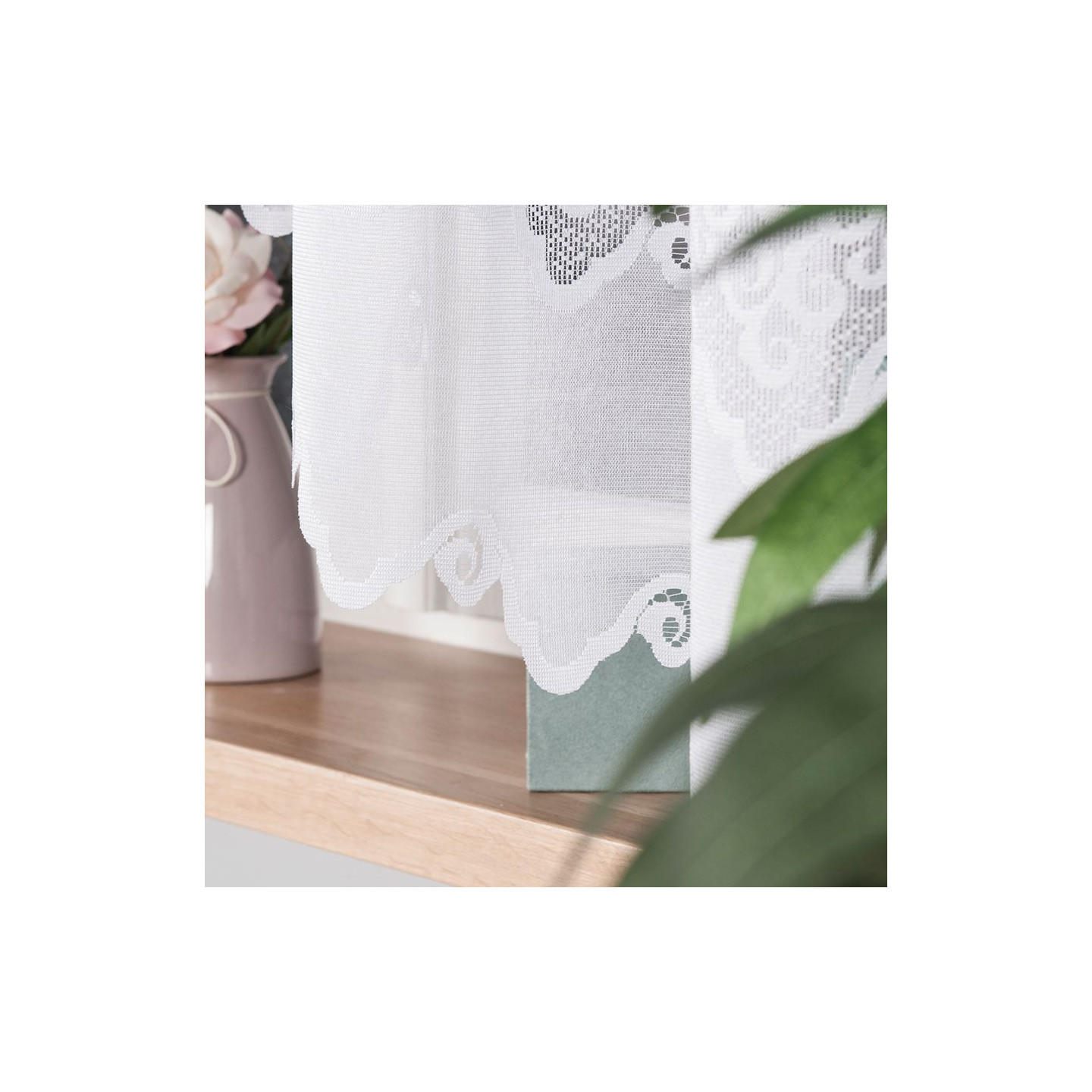 Firanka żakardowa MODESTA biała 300x160