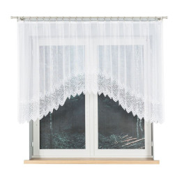 Firanka żakardowa gotowa VIOLETTA 250x120 biała