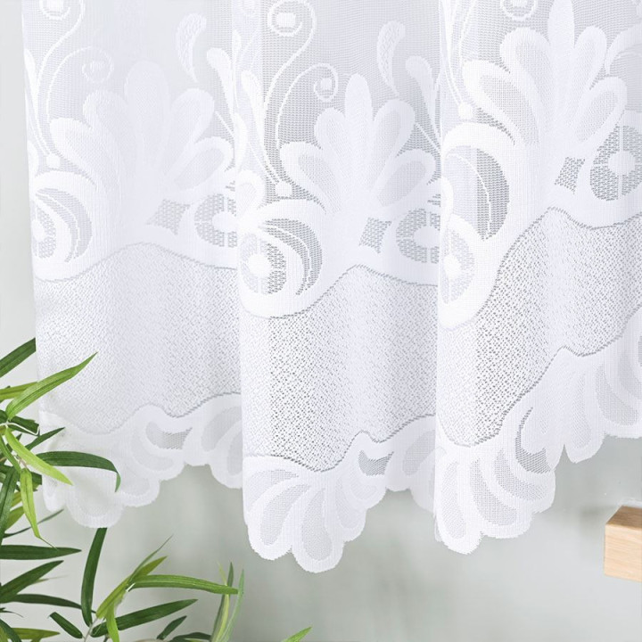 Firanka żakardowa KASJANA biała 500x160