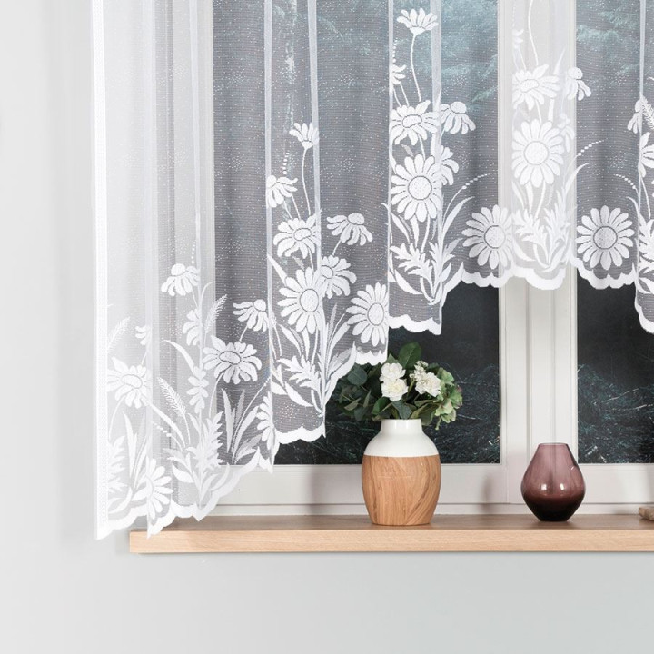 Firanka gotowa żakardowa ARALIA 300x160 biała