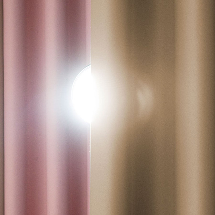 DONA · zasłona gotowa na przelotkach · 140x240 · jasny chłodny beżowy · blackout