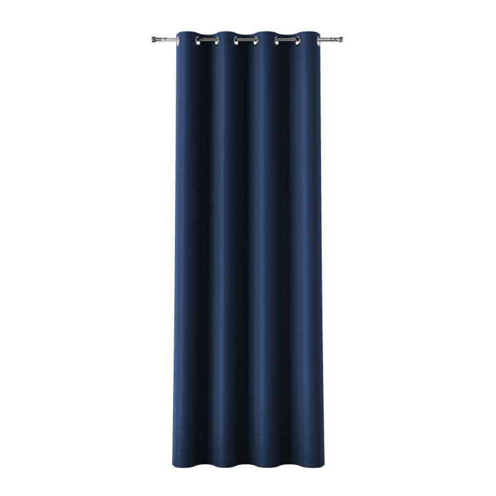 DONA · zasłona gotowa na przelotkach · 140x230 · granatowy · blackout