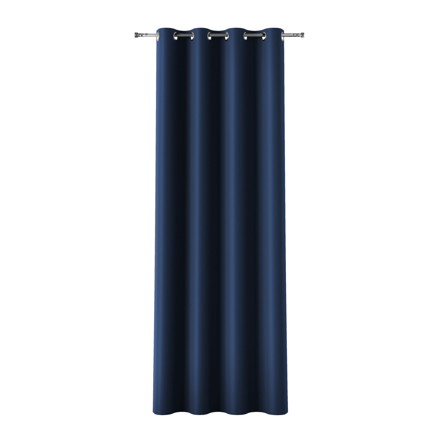 DONA · zasłona gotowa na przelotkach · 140x230 · granatowy · blackout