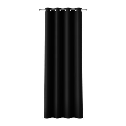 DONA · zasłona gotowa na przelotkach · 140x230 · czarny · blackout