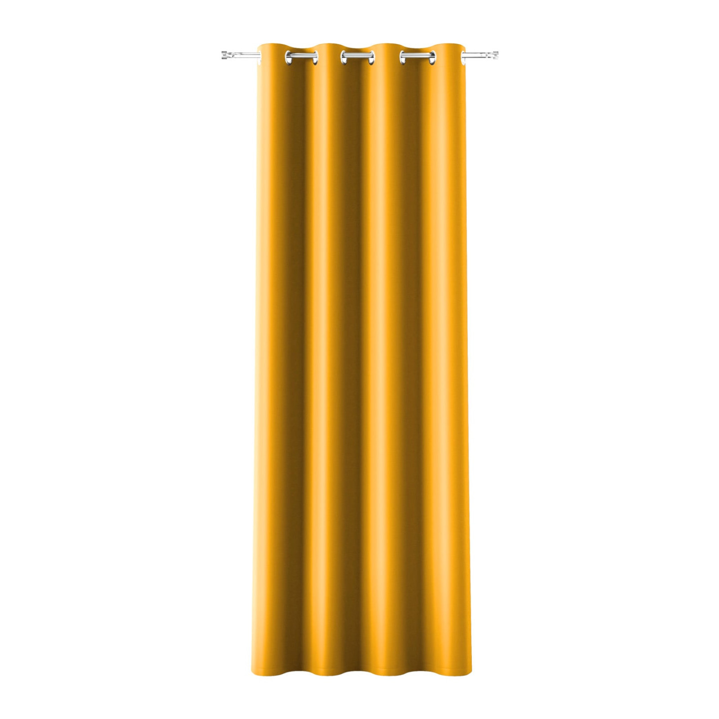 DONA · zasłona gotowa na przelotkach · 140x230 · szafranowy · blackout