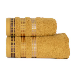 LUXURY · ręcznik · 70x140 · złoty miodowy · bawełna